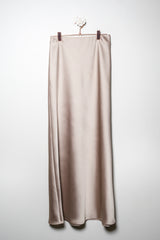 Gonna lunga champagne