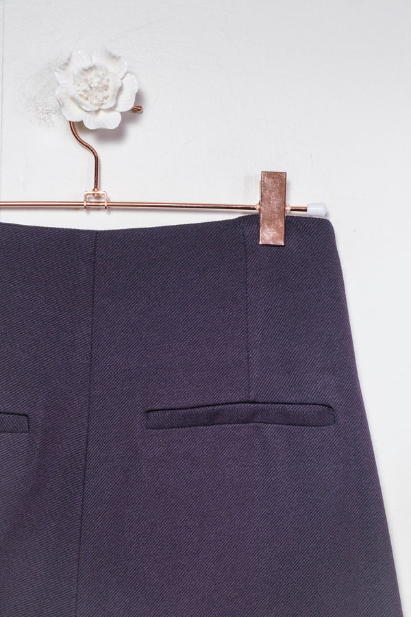 Pantalone fluido blu notte