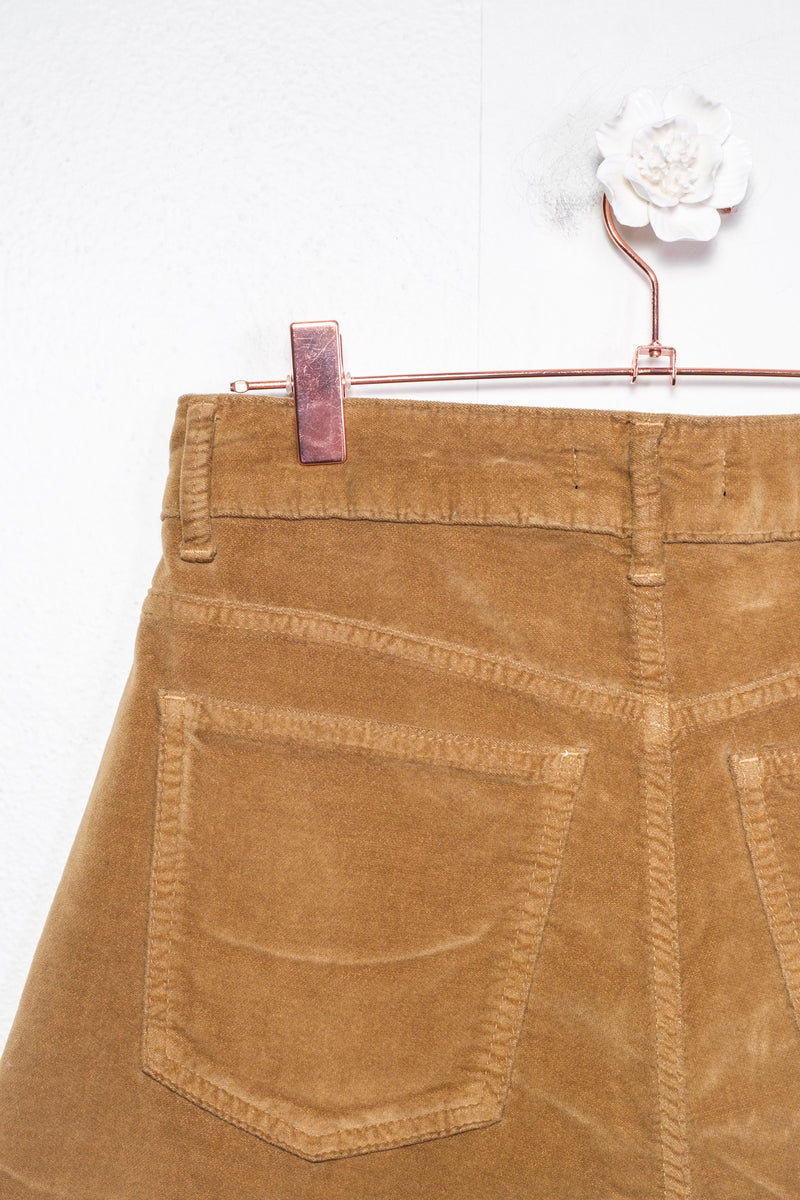 Velvet palazzo pants