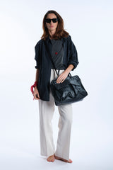 CAMICIA OVERSIZE ANTRACITE