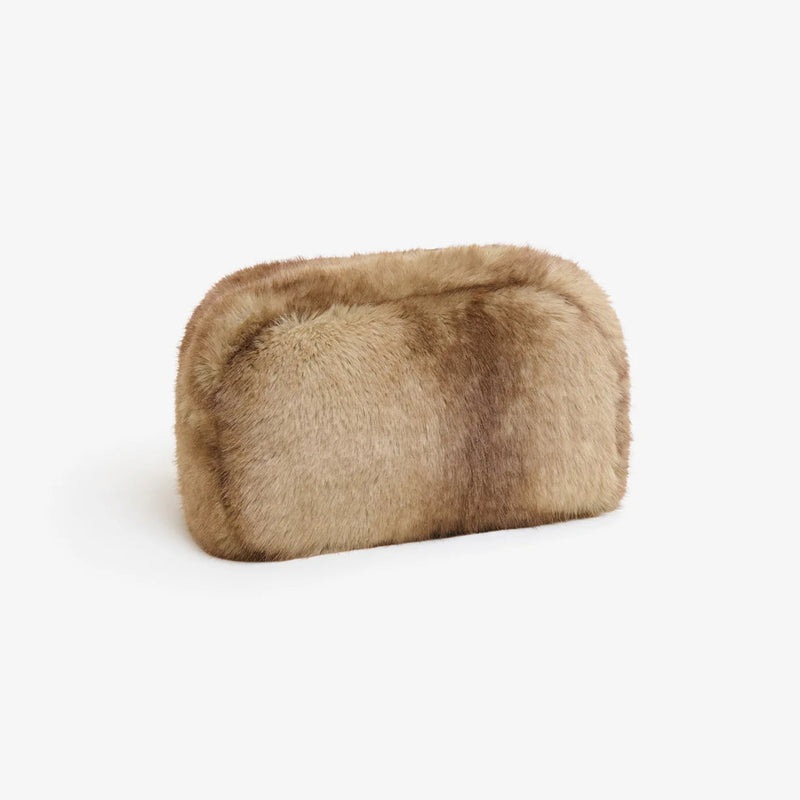 Pochette in pelliccia ecologica L