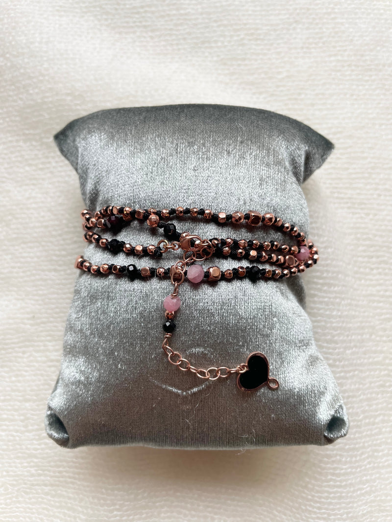 Corte necklace with pepper and stones