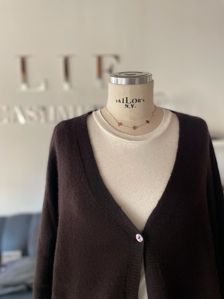 Cardigan  Corto Cashmere softy