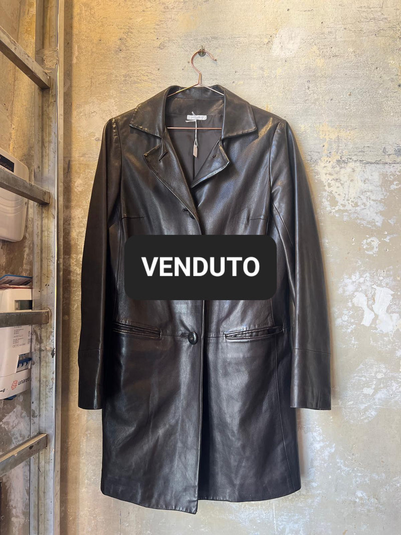 Trench in pelle