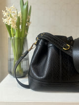 Borsa secchiello in pelle