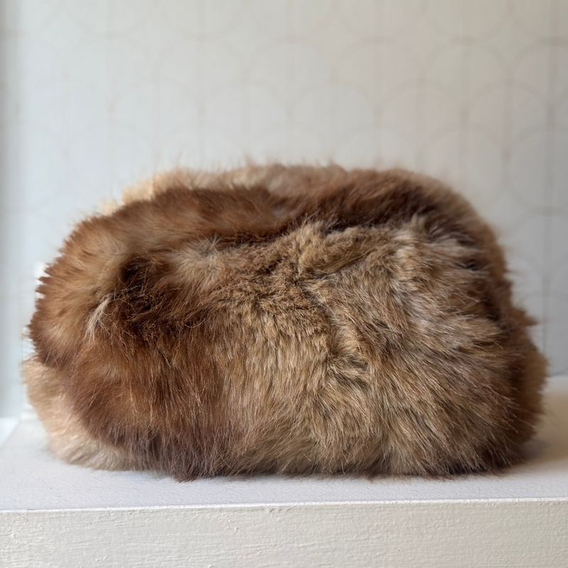 Pochette in pelliccia ecologica S