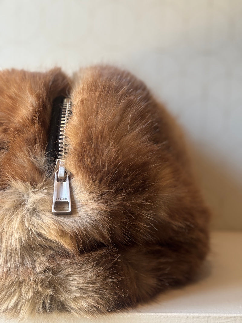 Pochette in pelliccia ecologica L