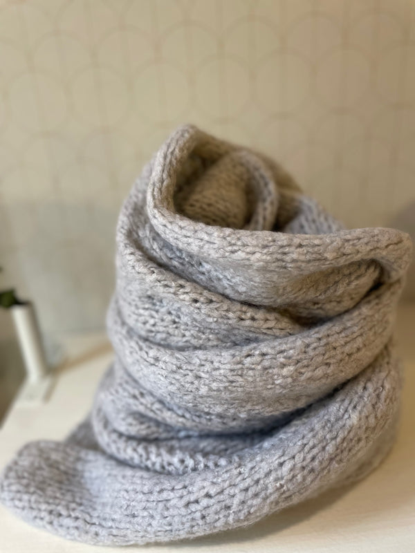Sciarpa in bouclè di cashmere