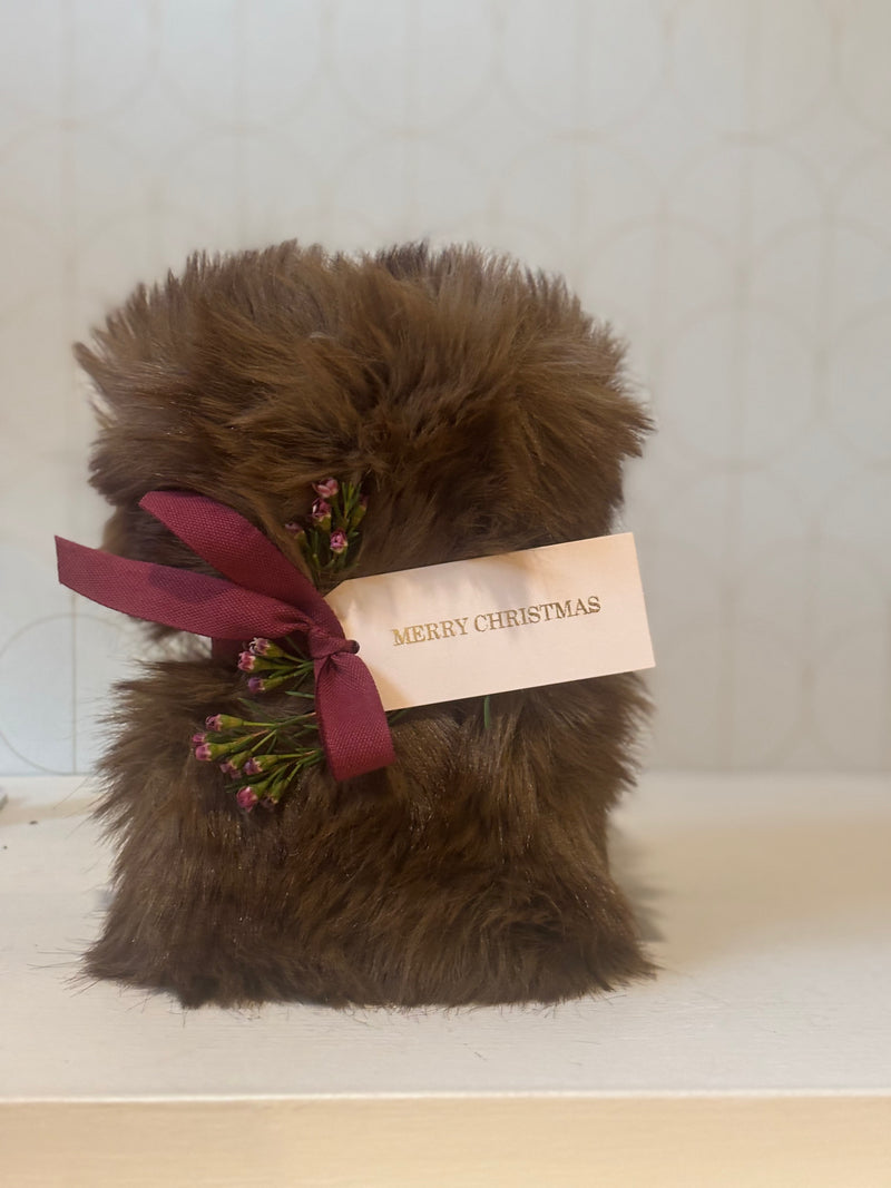 Manicotto in pelliccia ecologica