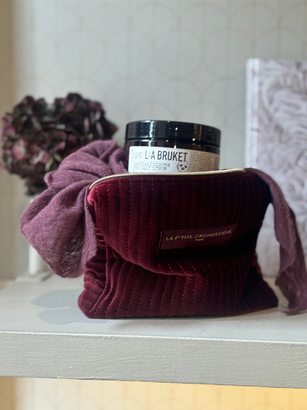 Velvet clutch bag XL