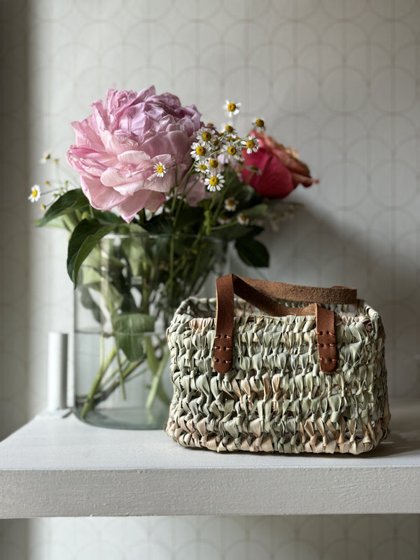 Openwork palm bag XS