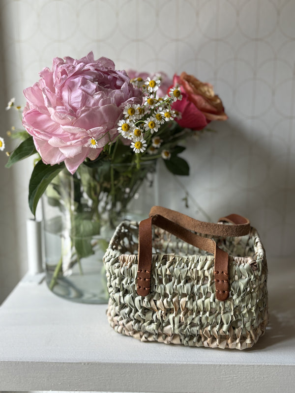 Openwork palm bag XS