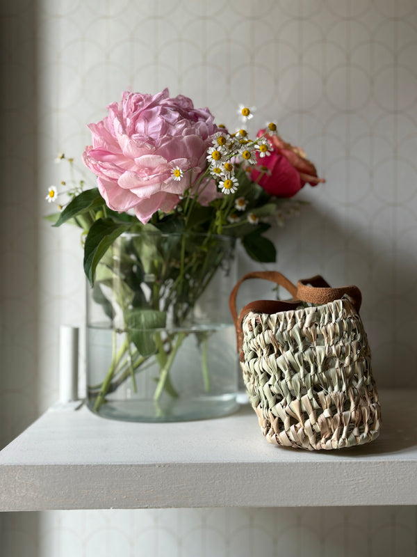 Openwork palm bag XS