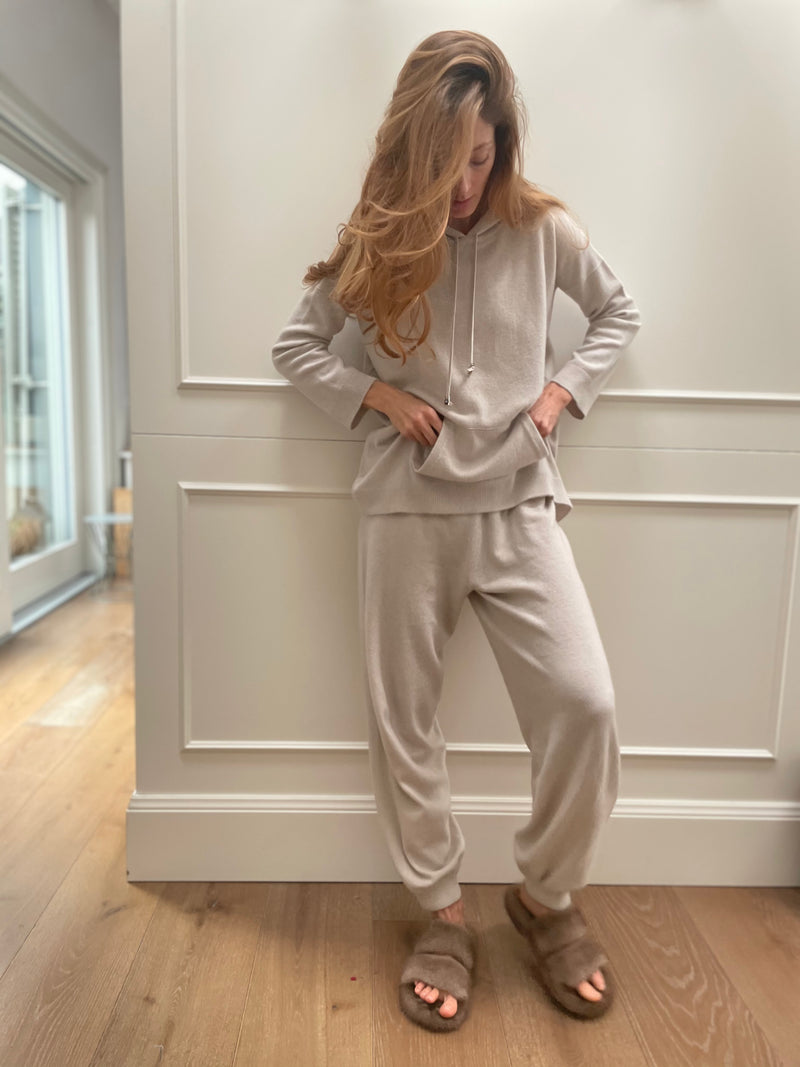 ELKE I Pantalone jogging in cashmere