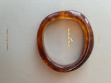 Bracciale resina legno