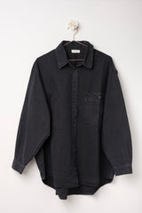 CAMICIA OVERSIZE ANTRACITE