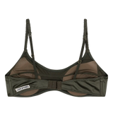 BRALETTE SATINATA VERDE BOSCO