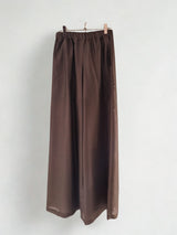 Camicia in mussola chocolate