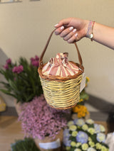 Borsa Panier riga opale pink