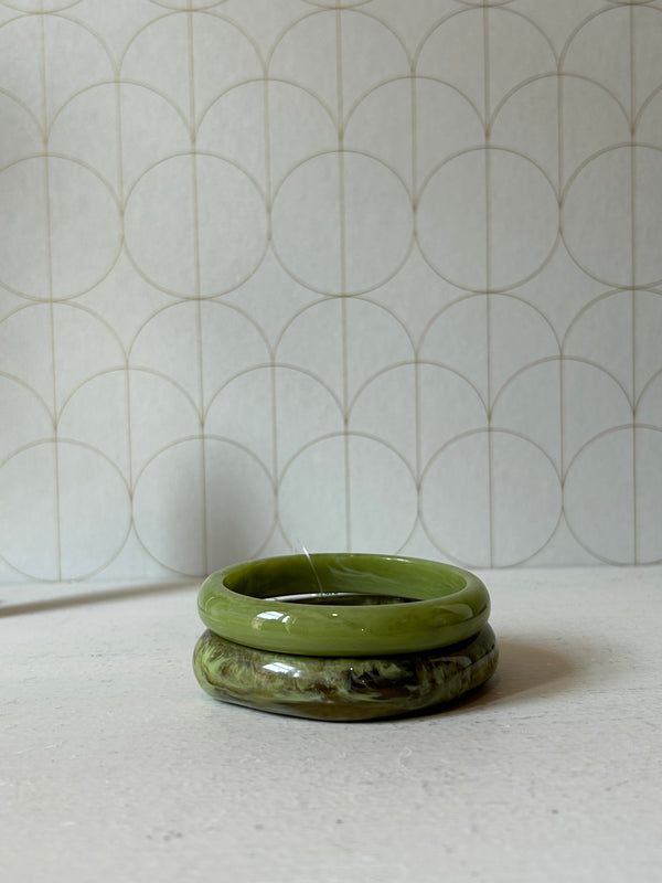 Bordeaux resin bracelet