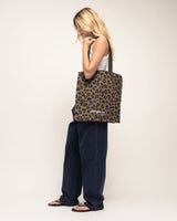 BORSA SHOPPER LEOPARDATA