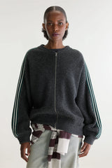 CARDIGAN ZIP IN LANA