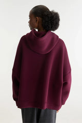 FELPA OVERSIZE BURGUNDY