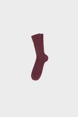 CALZE IN LUREX BURGUNDY