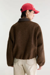GIACCA BOMBER BROWN