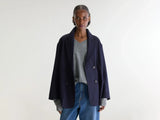 BLAZER DOPPIOPETTO RELAXED NAVY