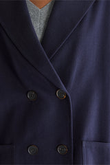 BLAZER DOPPIOPETTO RELAXED NAVY