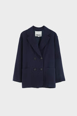 BLAZER DOPPIOPETTO RELAXED NAVY