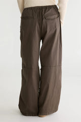 pants A wide leg IN COTTON TWILL