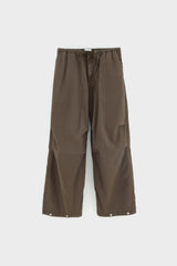pants A wide leg IN COTTON TWILL