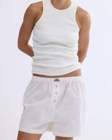 PANTALONCINO BOXER BIANCO
