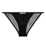 SLIP VITA MEDIA NERO CON TRASPARENZA
