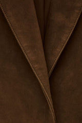 Blazer in suede