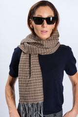 BROWN WOOL SCARF