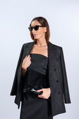 JACKET double-breasted LUREX EFFECT