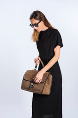 TOFFEE SUEDE BAG