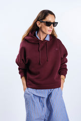 OVERSIZED BURGUNDY SWEATSHIRT