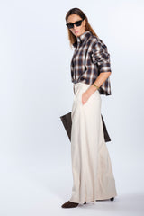 CHECKERED COTTON SHIRT