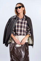 CHECKERED COTTON SHIRT