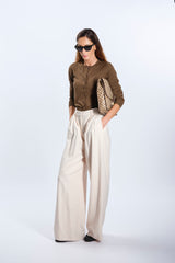 PANTALONE GAMBA AMPIA MILK