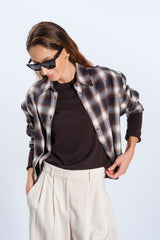 CHECKERED COTTON SHIRT