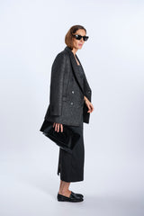 JACKET double-breasted LUREX EFFECT