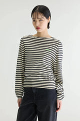MAGLIA RIGHE NAVY