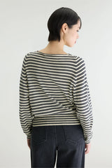 MAGLIA RIGHE NAVY