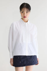 CAMICIA BIANCA STILE SMOKING