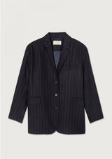 Striped tennis blazer